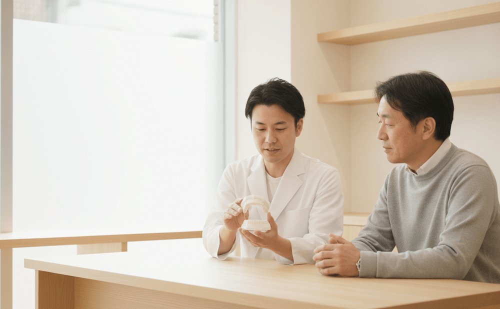 支台歯を抜くことになった場合に検討される選択肢